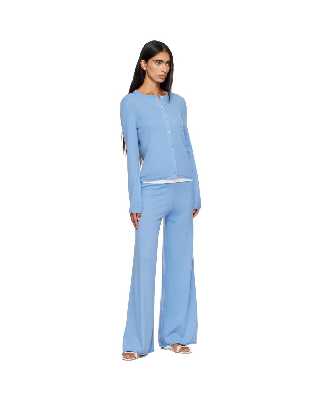 Lisa Yang Blue Ainsley Lounge Pants