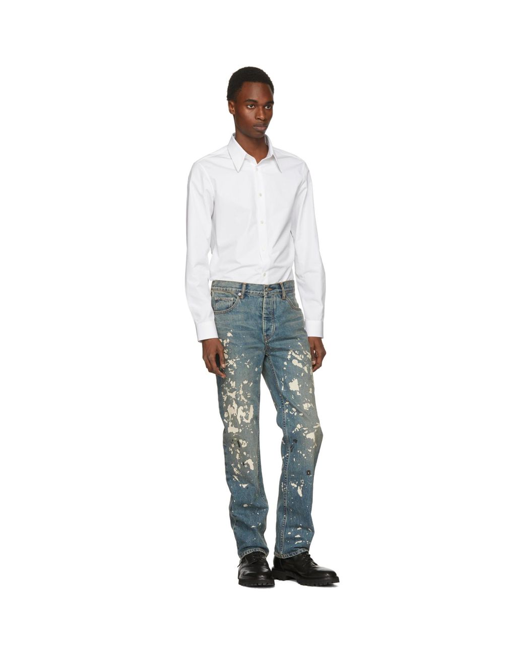 Helmut Lang Men's Blue Re-edition Painter Jeans