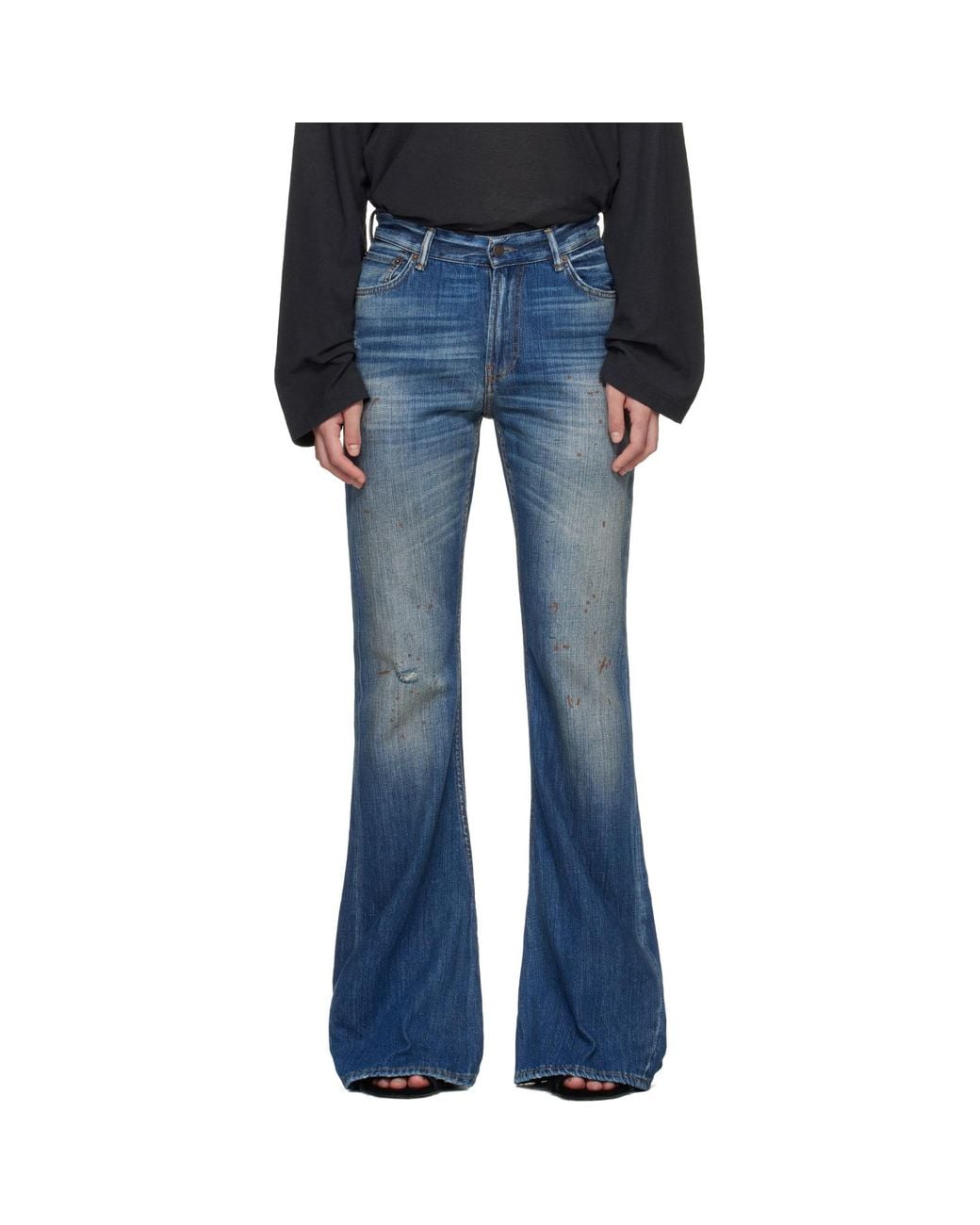 Acne Blue 2025F Fitted Jeans