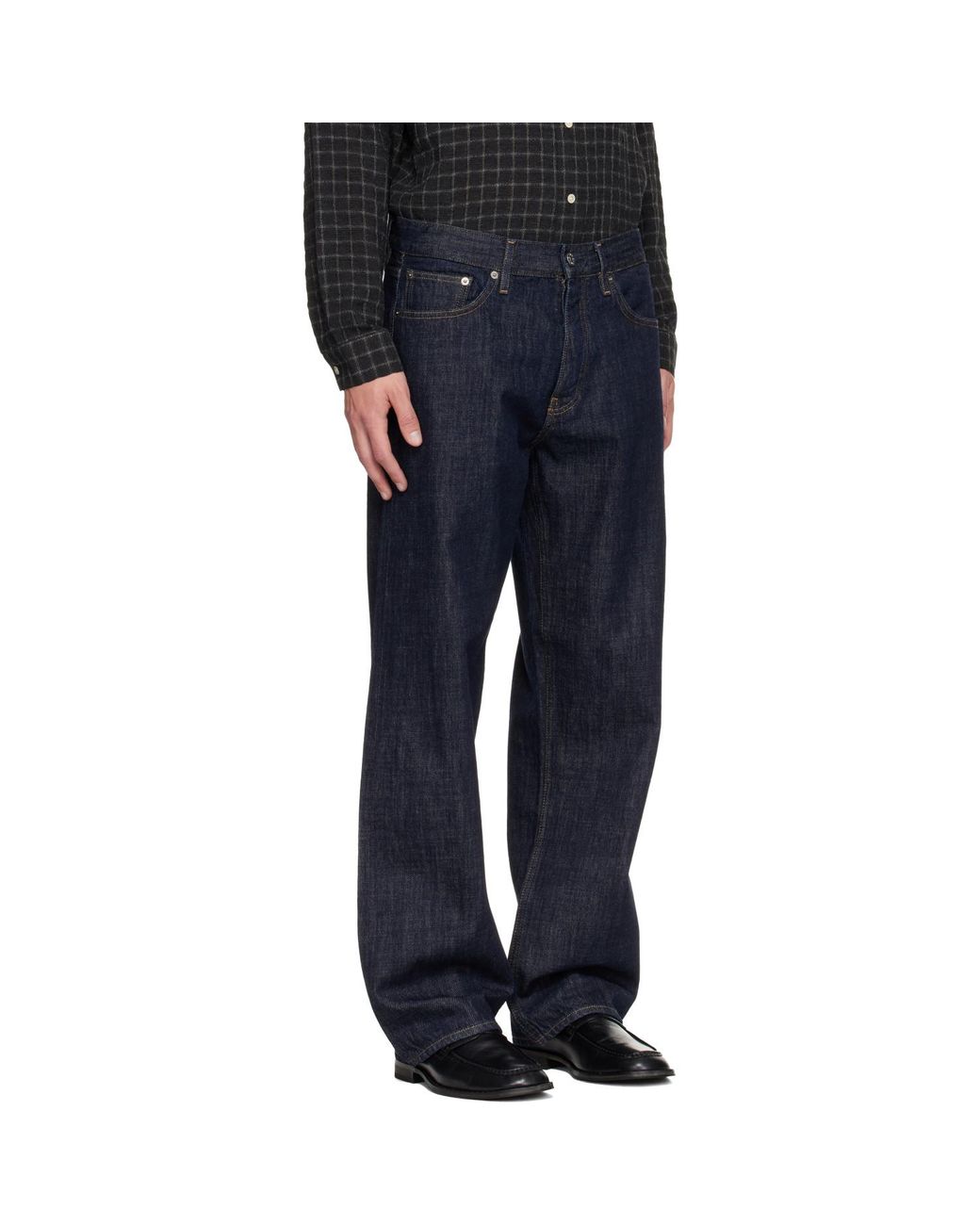 sunflower Blue Loose Jeans for men