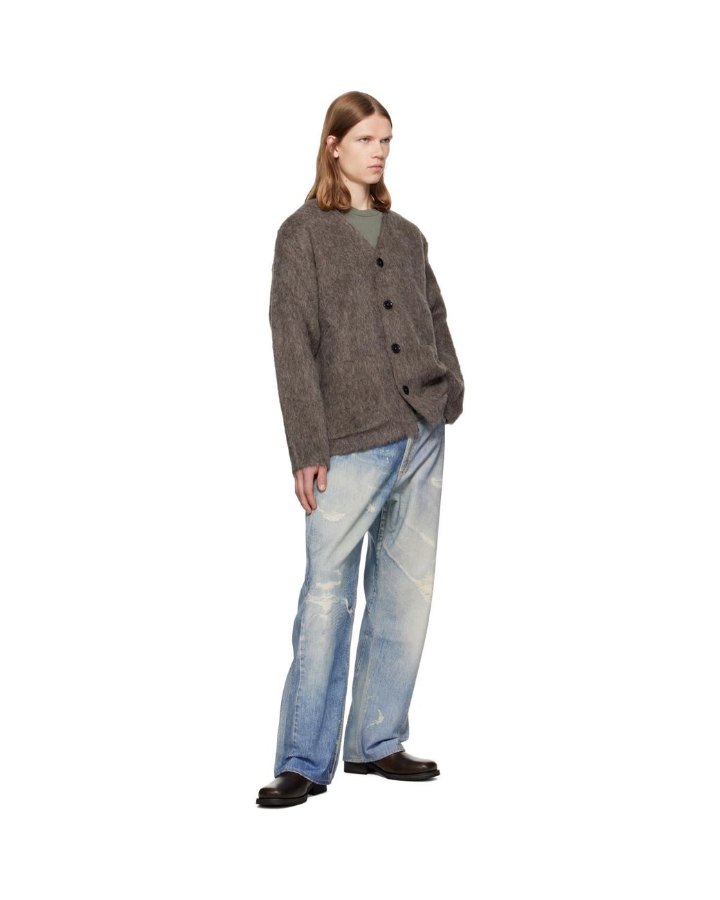 Our Legacy Brown Khaki Camion Boots for men