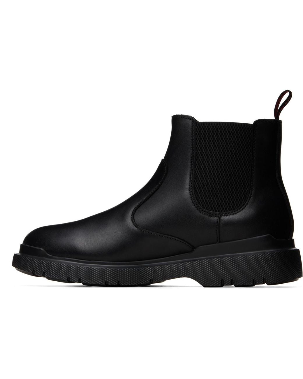 HUGO Leather Chelsea Boots in Black for Men | Lyst