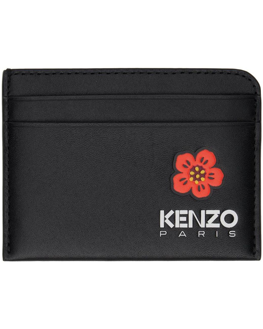Porte-cartes à image à logo - paris KENZO pour homme en coloris Noir | Lyst