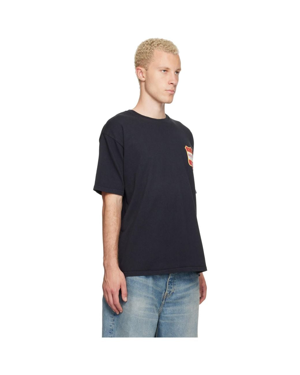 Rhude Black Filtaro T-Shirt for men