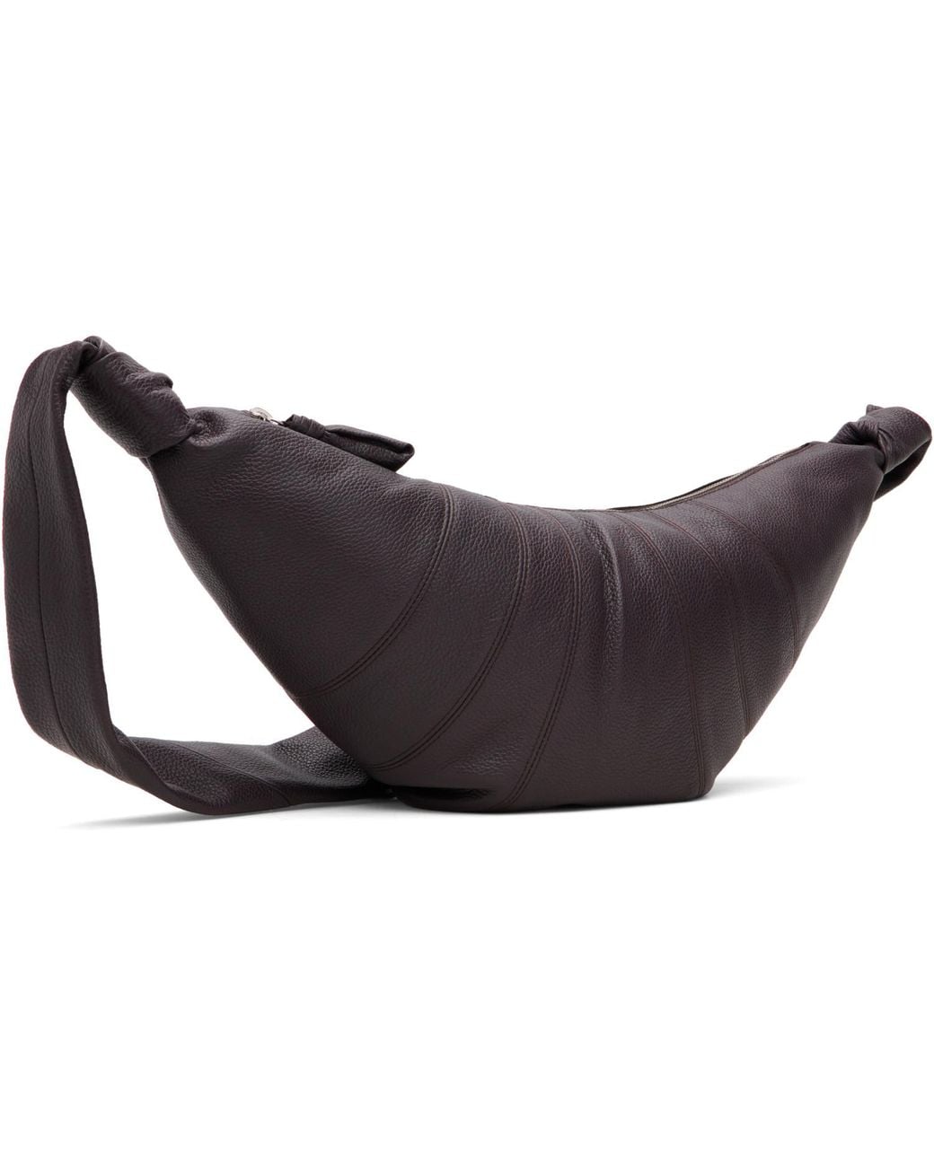 Lemaire Black Medium Croissant Bag for men