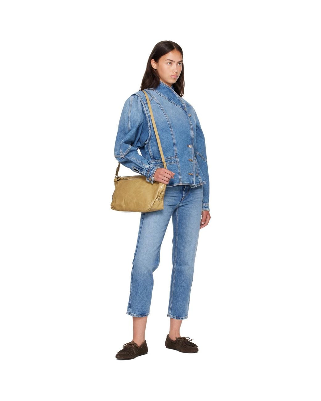 Isabel Marant Metallic Winna Day Shoulder Bag