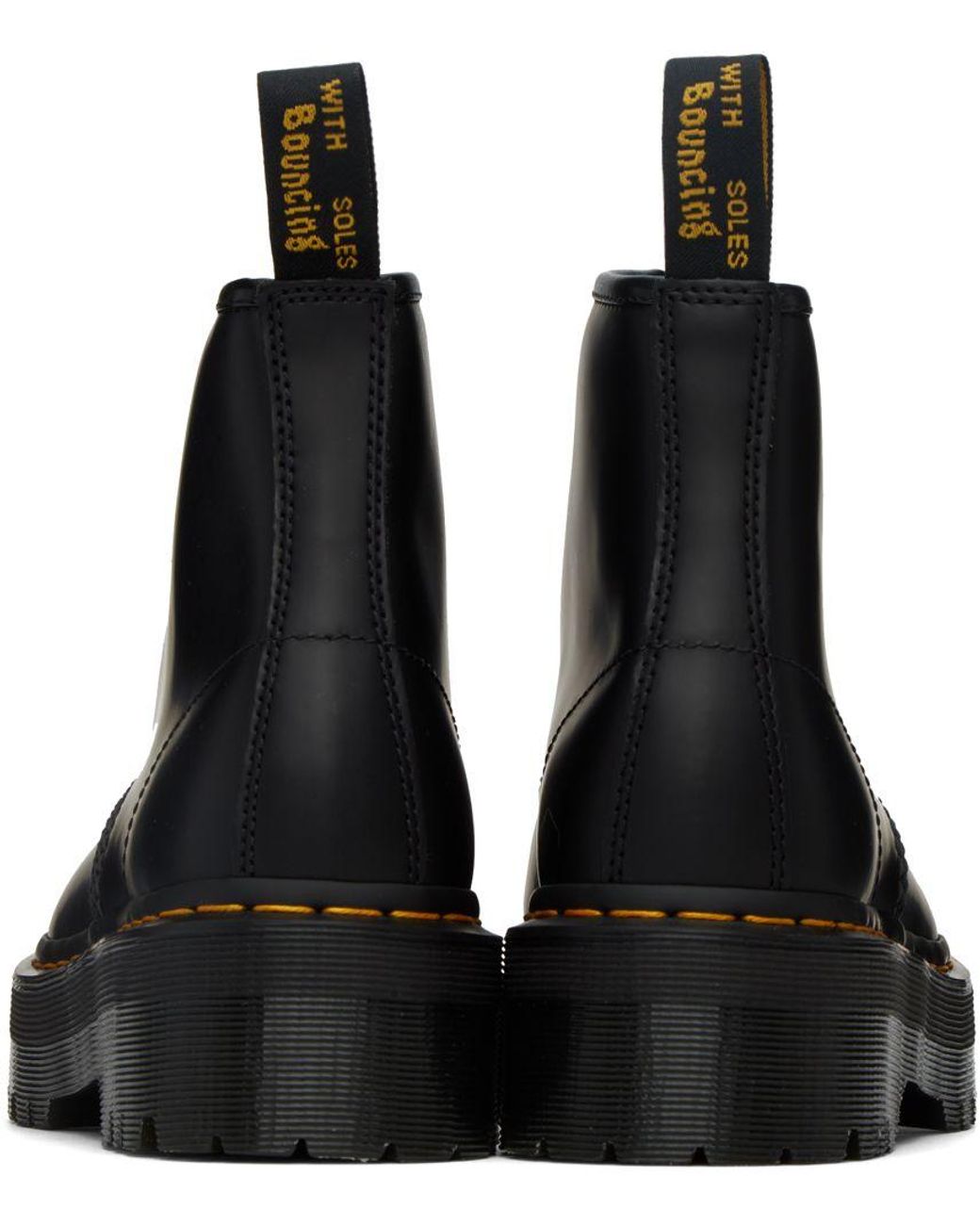 Dr. Martens 101 Quad Boots in Black for Men | Lyst