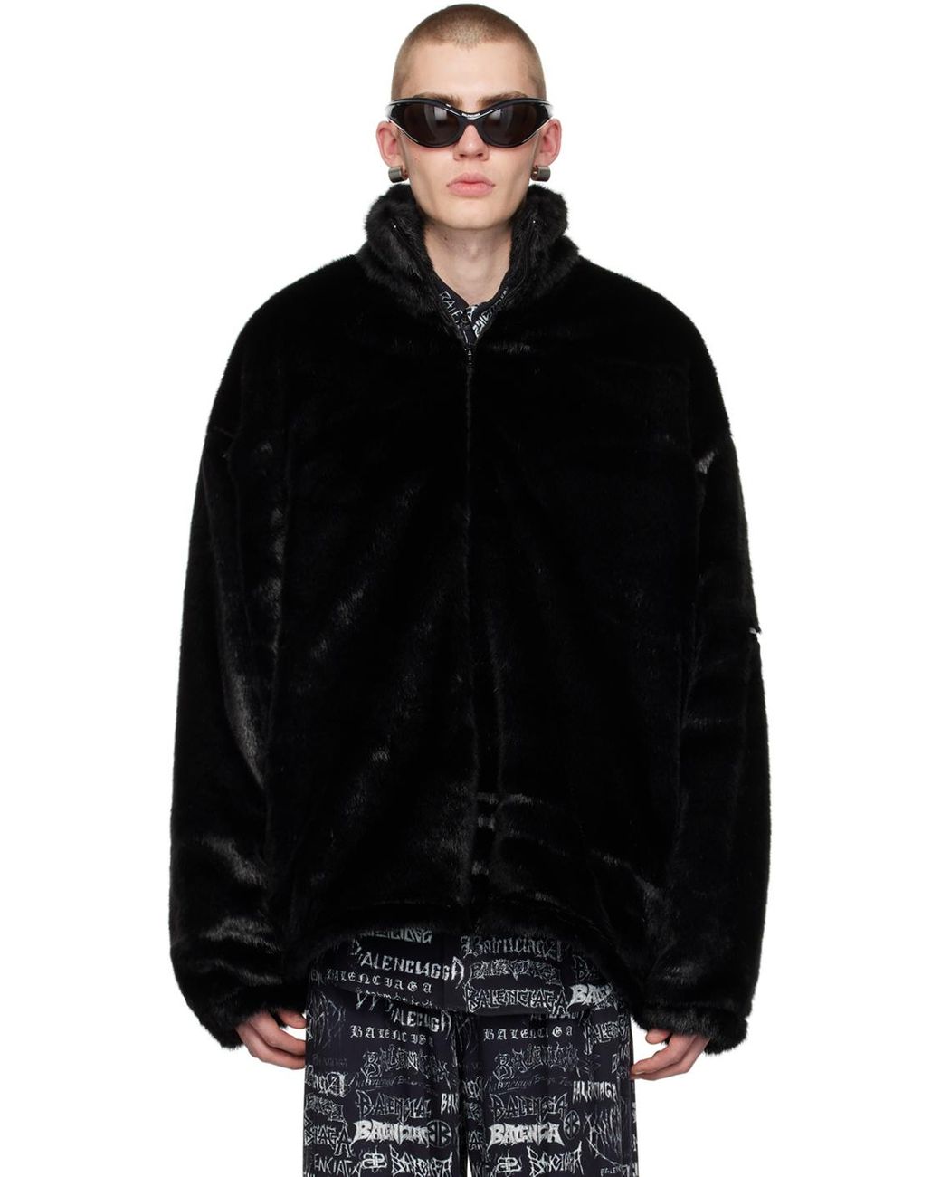 Balenciaga fur jacket 2025