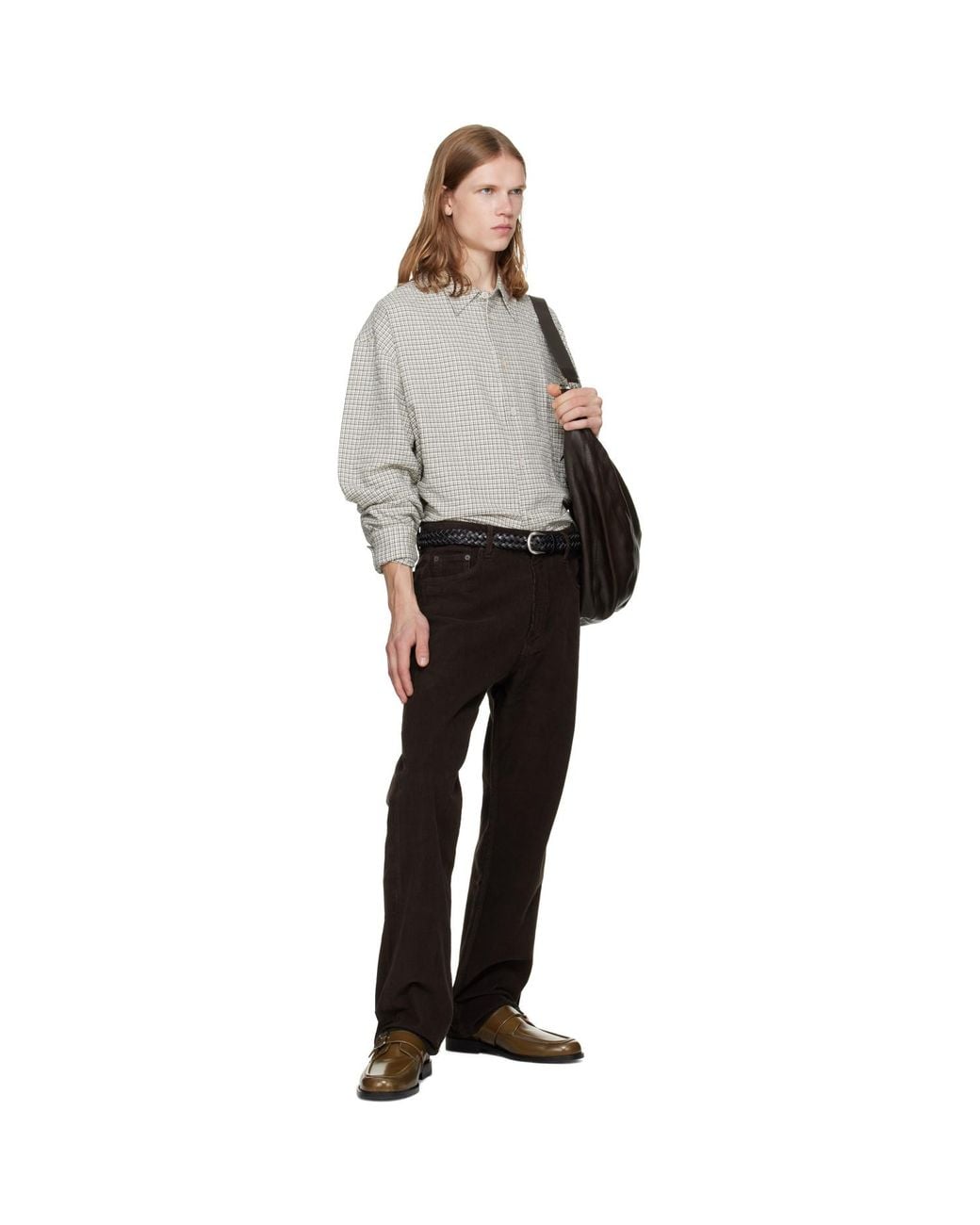 Studio Nicholson Black Plaited Belt for men