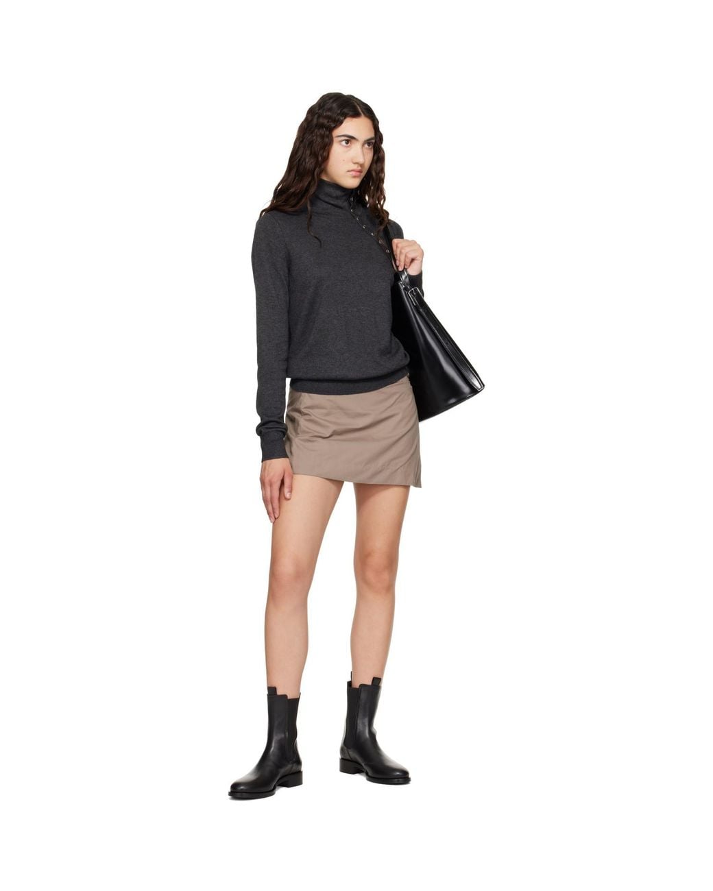 Aeyde Black Caspar Chelsea Boots