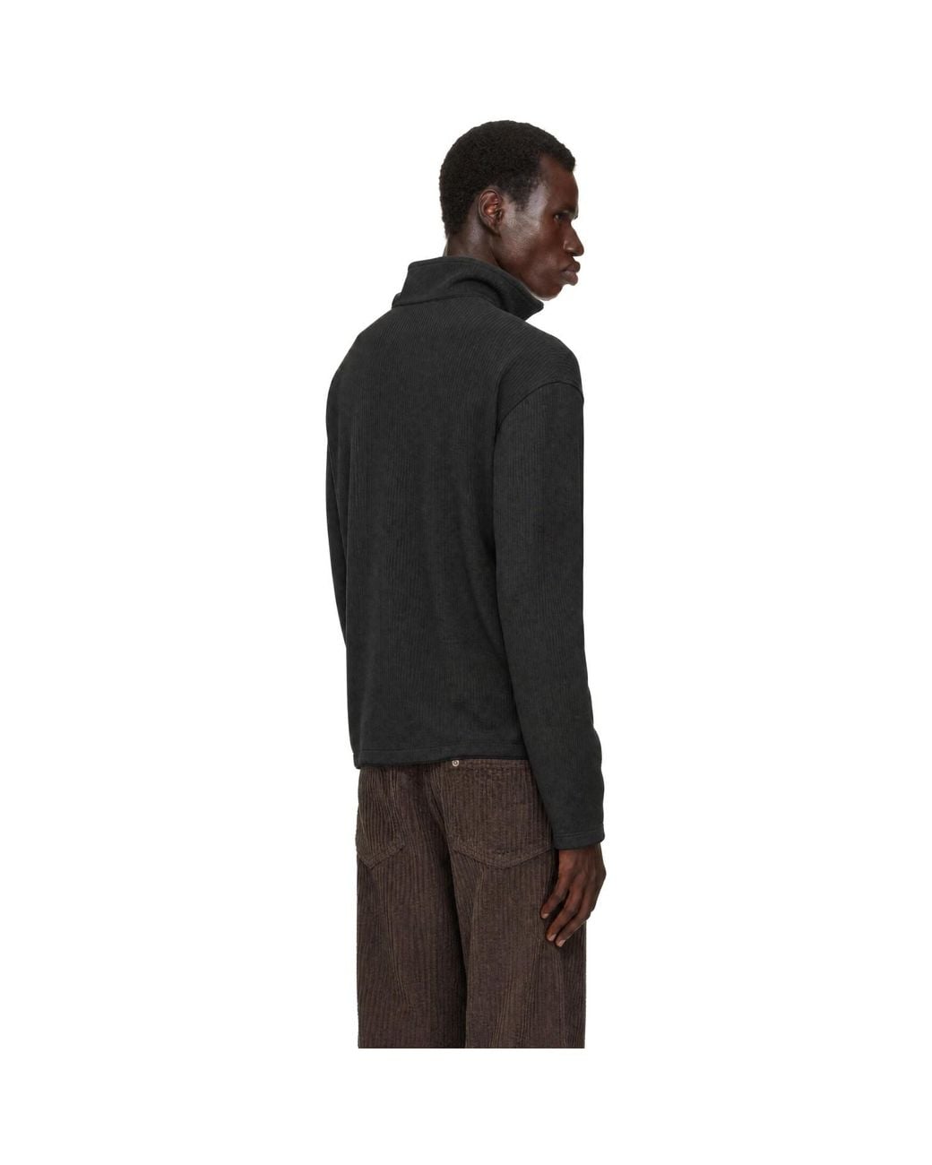 Another Aspect Black Another 1.0 Zip Sweatshirt for men