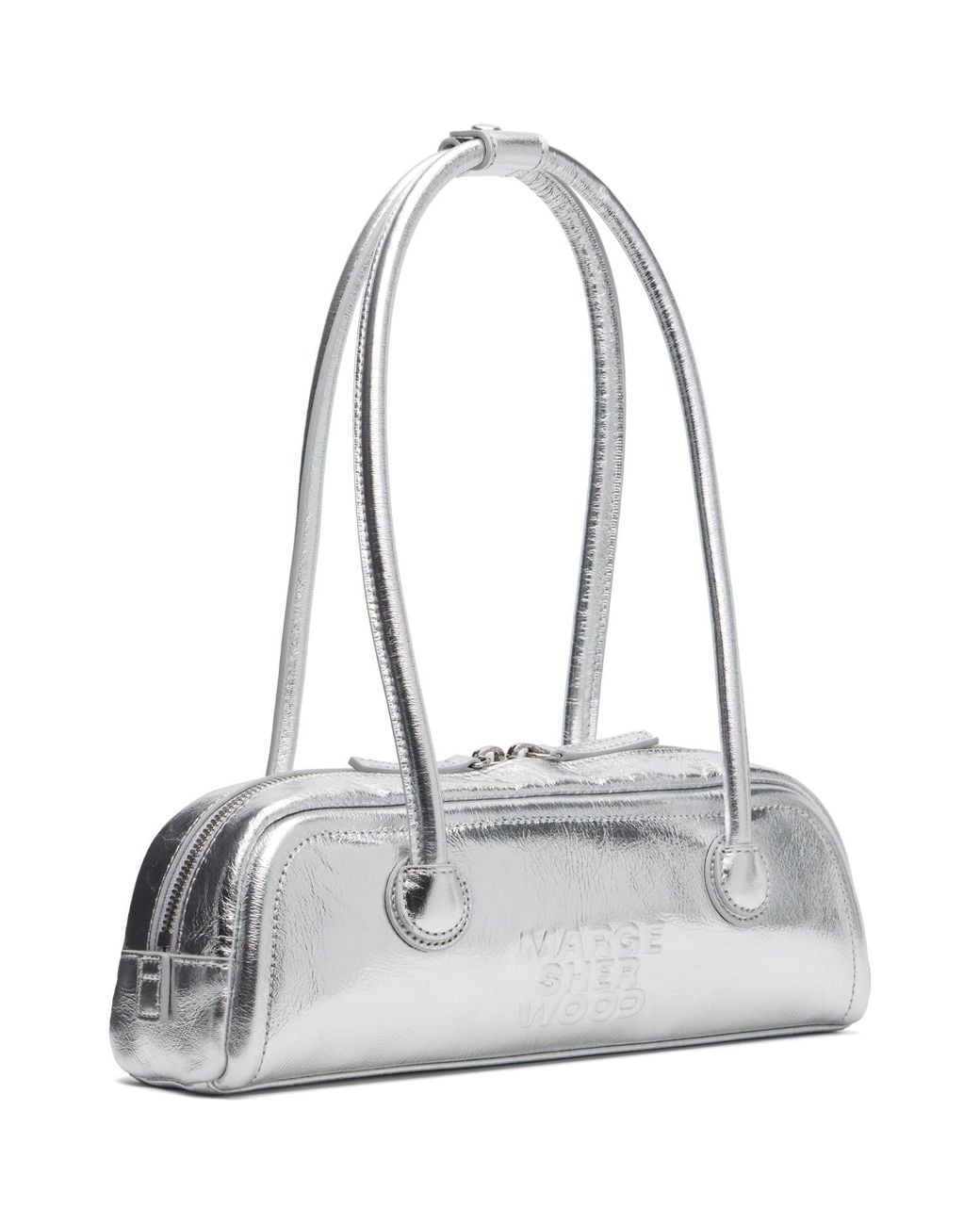 MARGE SHERWOOD Gray Soft Boston Ew Mini Bag