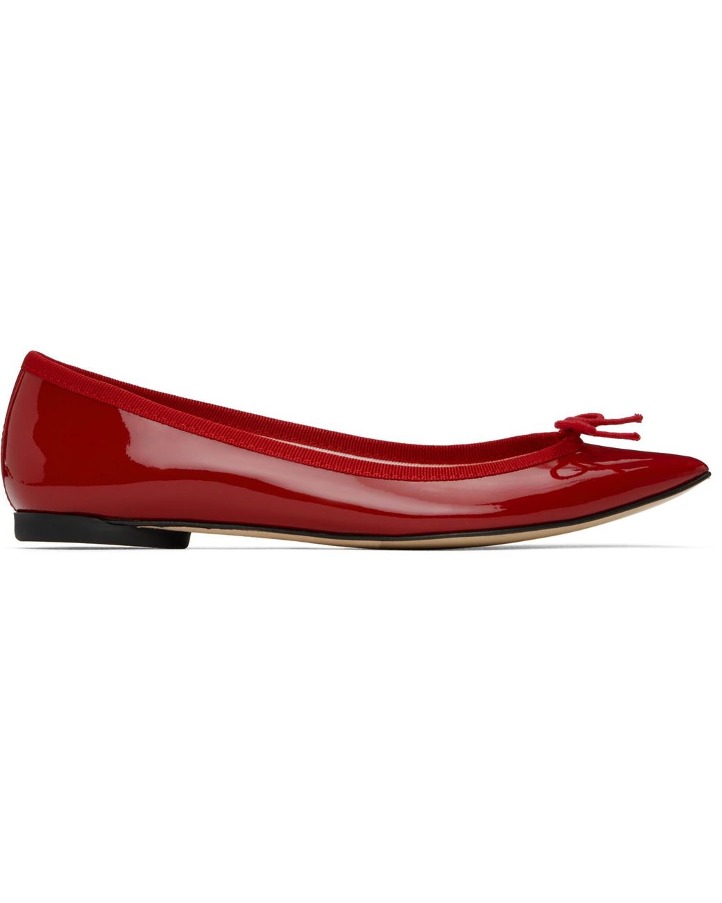 Repetto Black Brigitte Pointy Toe Ballerina Flats