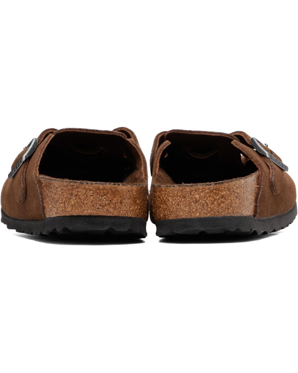 Birkenstock Brown Regular Boston Soft Footbed Loafers