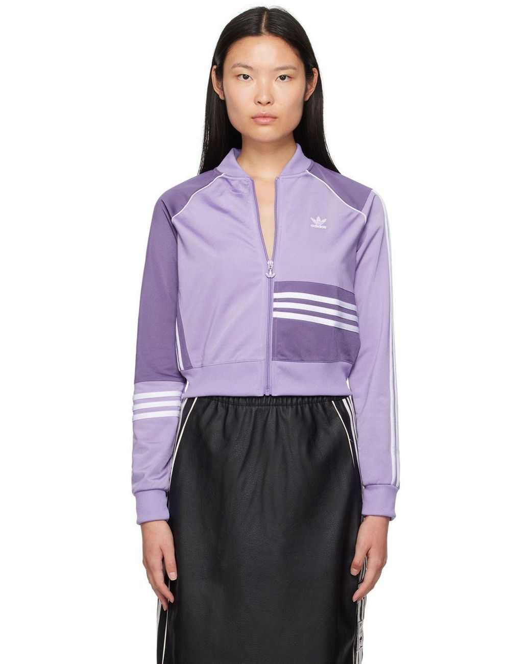 lavender adidas jacket