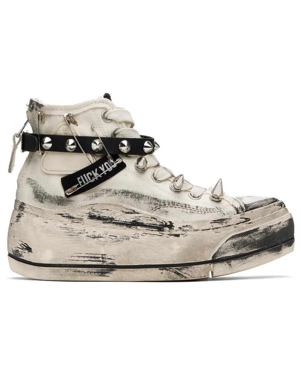 R13 オフホワイト　Double Grommet  スニーカー R13 オフホワイト Double Grommet Kurt スニーカー 【公式通販】