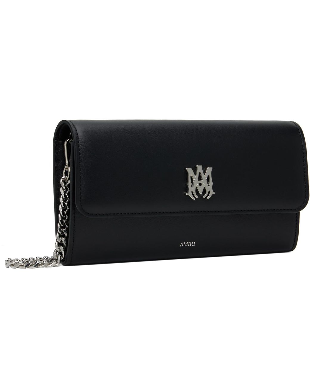 Amiri Black 'Ma Wallet On Chain' Bag