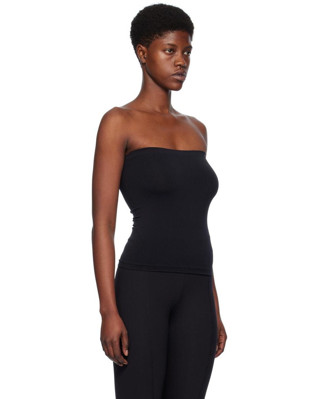 Wolford Black Fatal Tube Top Lyst Australia