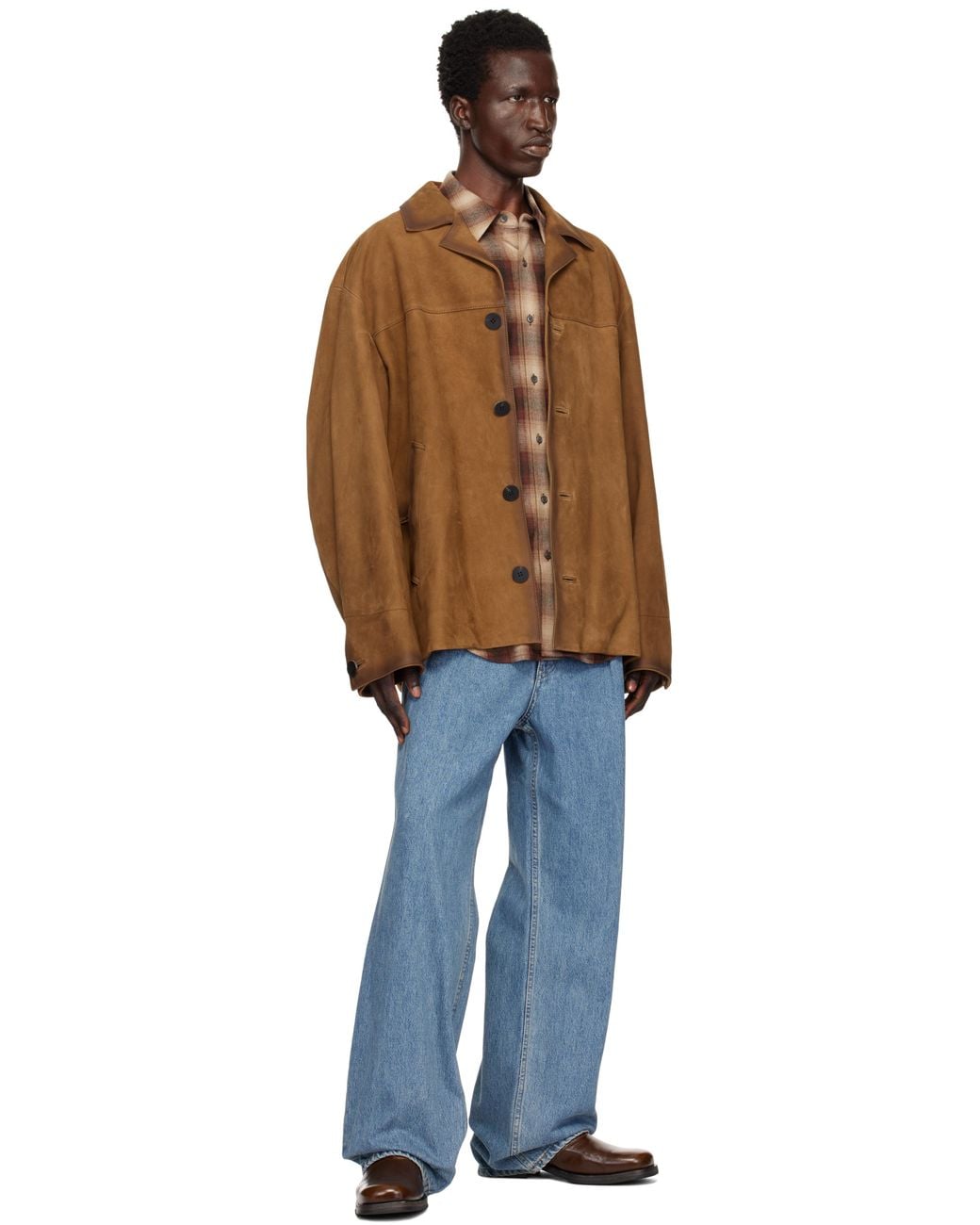 WOOYOUNGMI Goat Suede Jacket for Men | Lyst UK