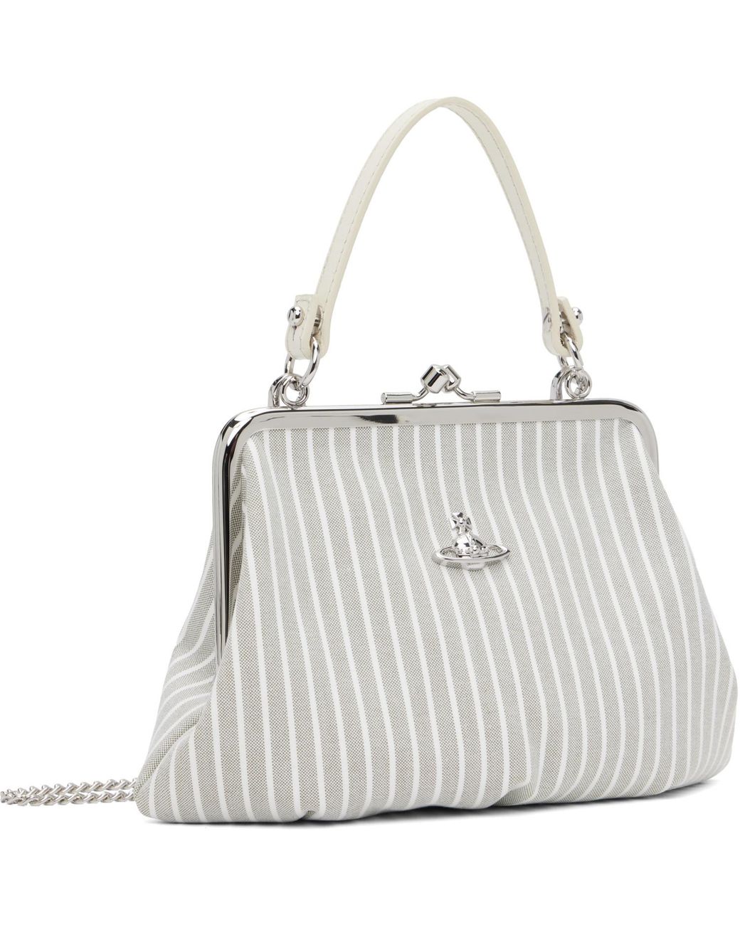 Vivienne Westwood Gray Granny Frame Bag