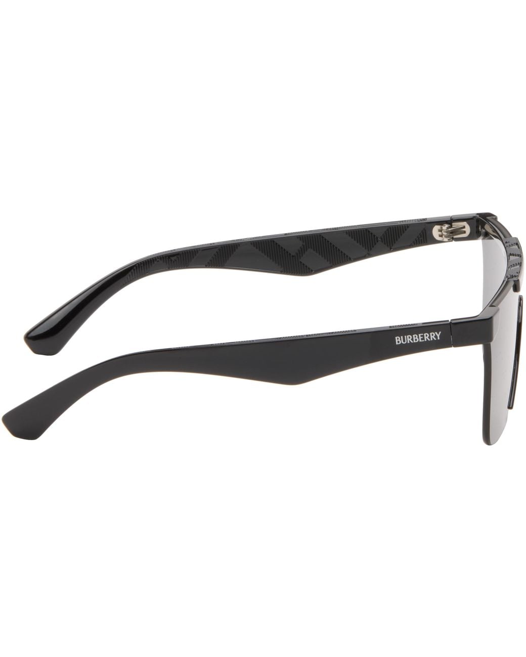 Burberry Black Shield Sunglasses for men