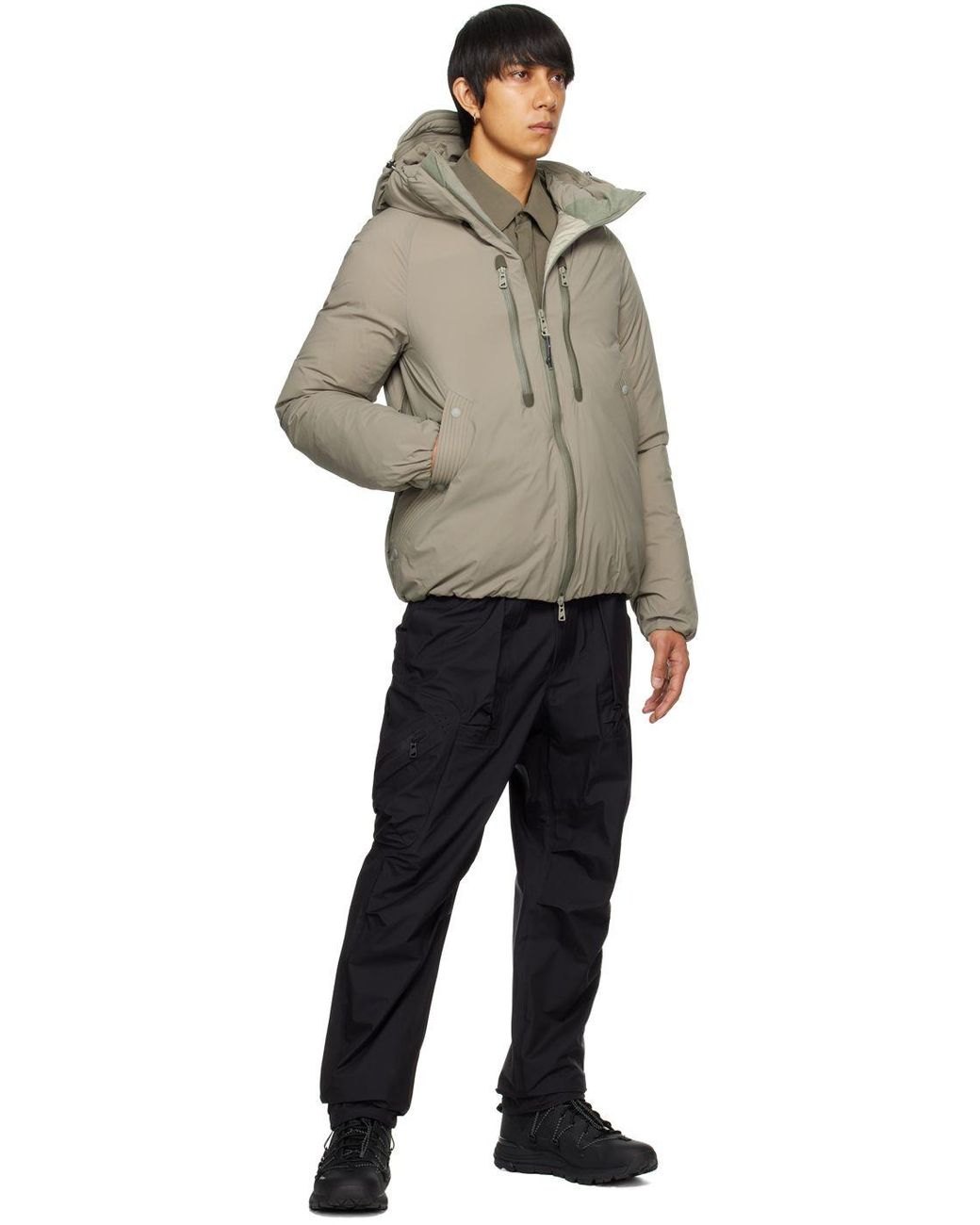 F/CE .® Khaki Nanga Edition Down Coat in Natural for Men | Lyst