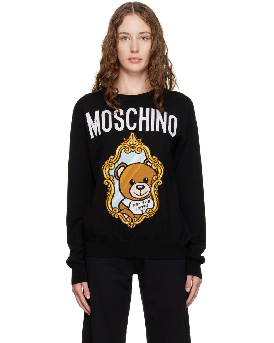独創的 モスキーノ MOSCHINO レディース ニットセーター アウター