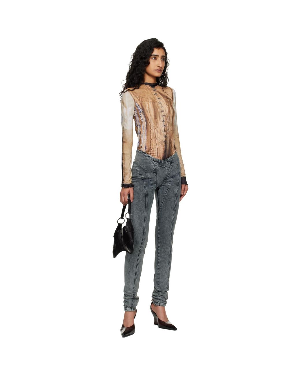 Jean Celest Gris KNWLS en coloris Black