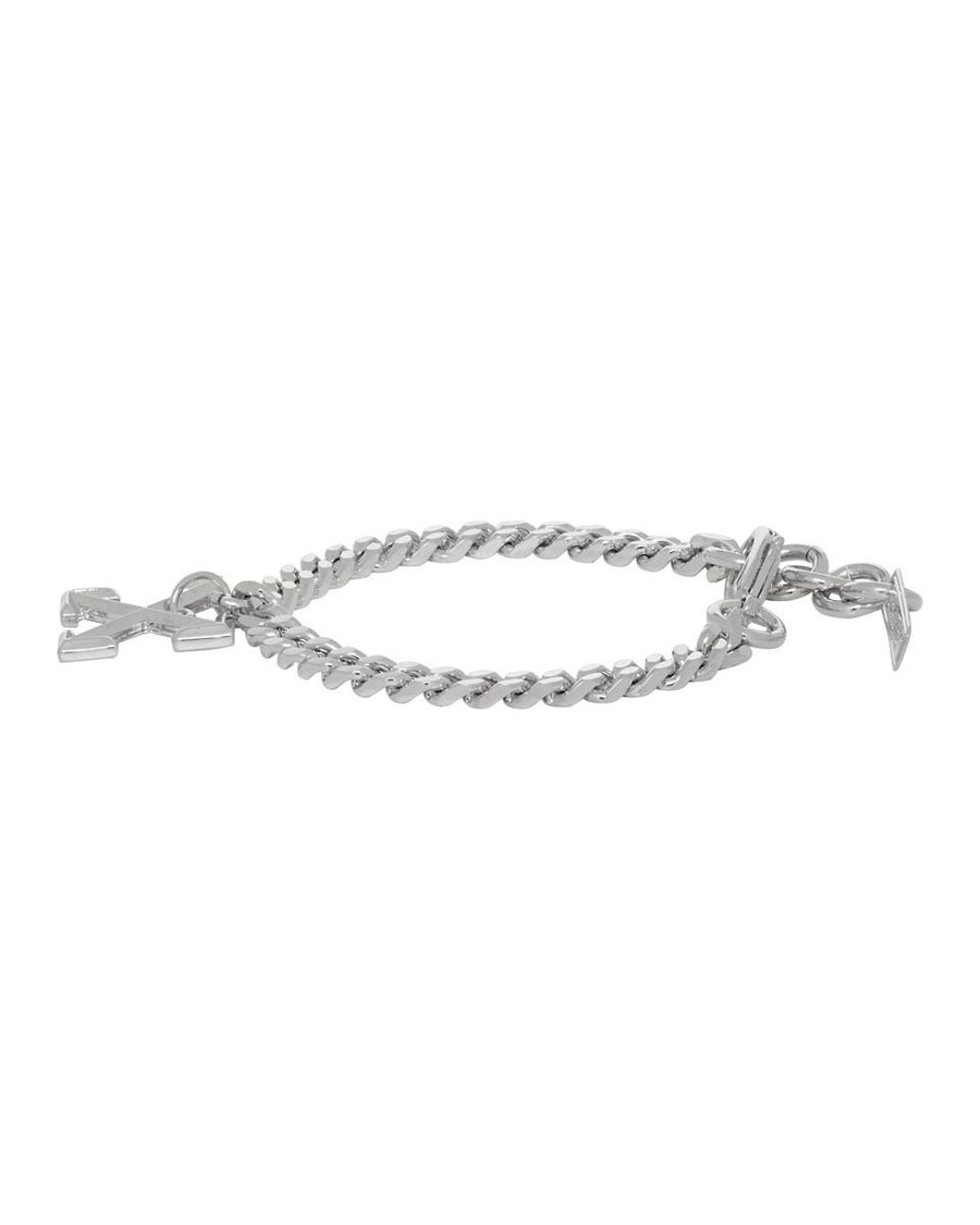 Off-White c/o Virgil Abloh Ssense Exclusive Silver Arrow Bracelet in  Metallic for Men