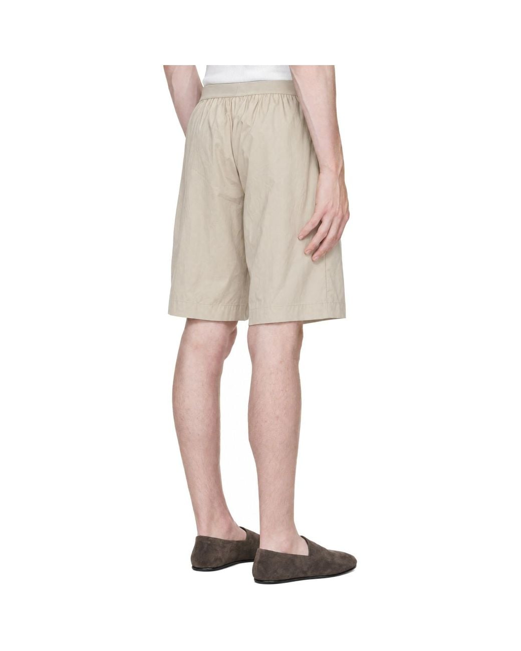 Fear Of God Natural Lounge Poplin Shorts for men