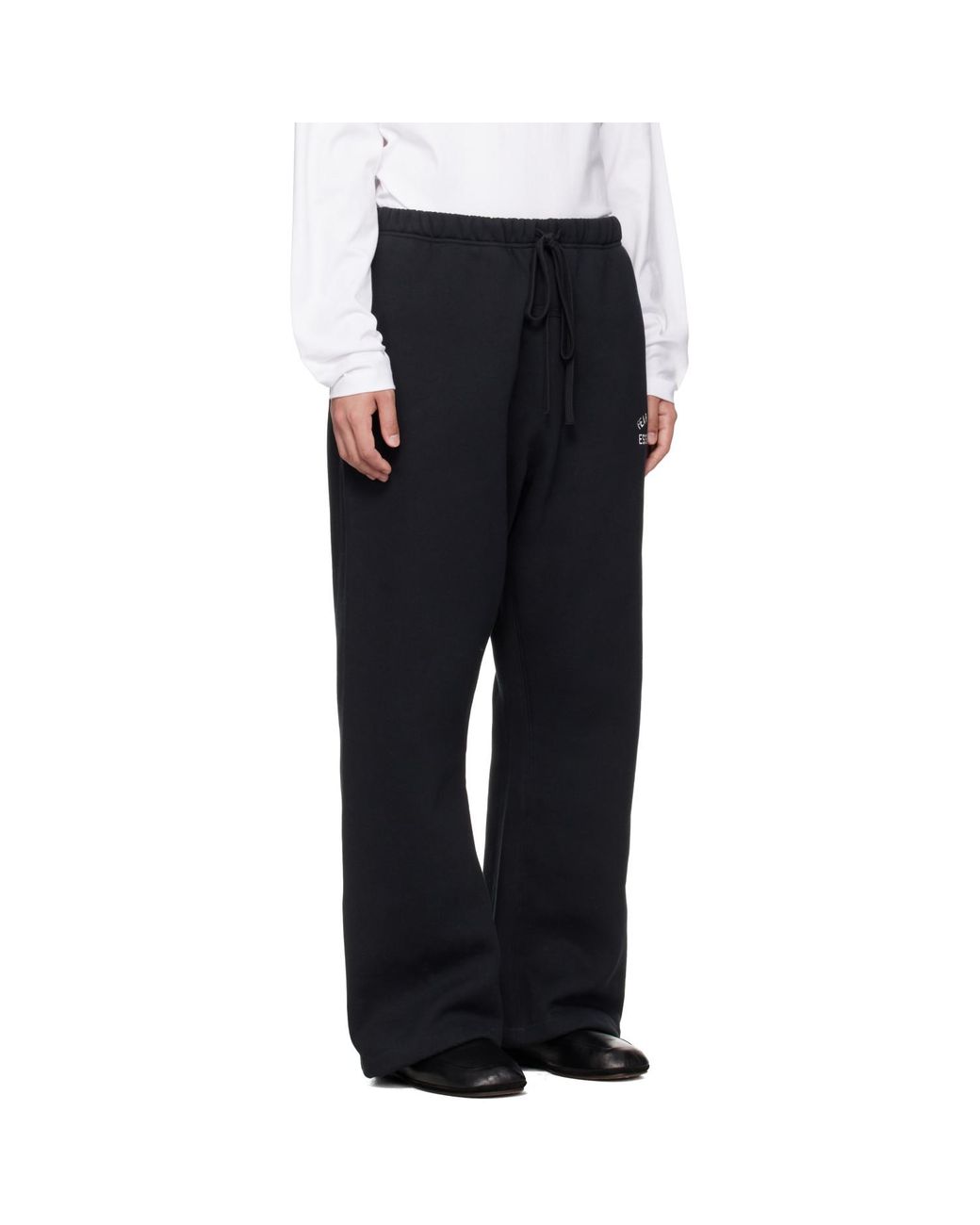 Fear Of God Black Varsity Flare Sweatpants for men