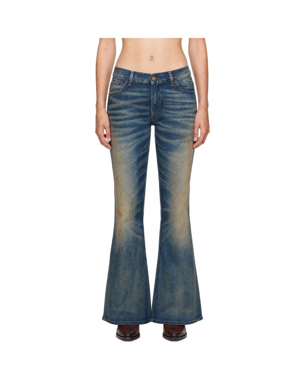Acne Blue 2025F Fitted Jeans