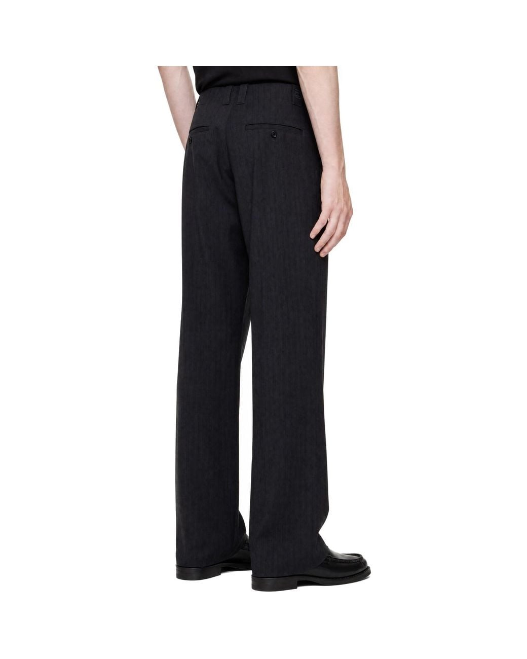 DIESEL Black P-Stanley Paneled Trousers for men