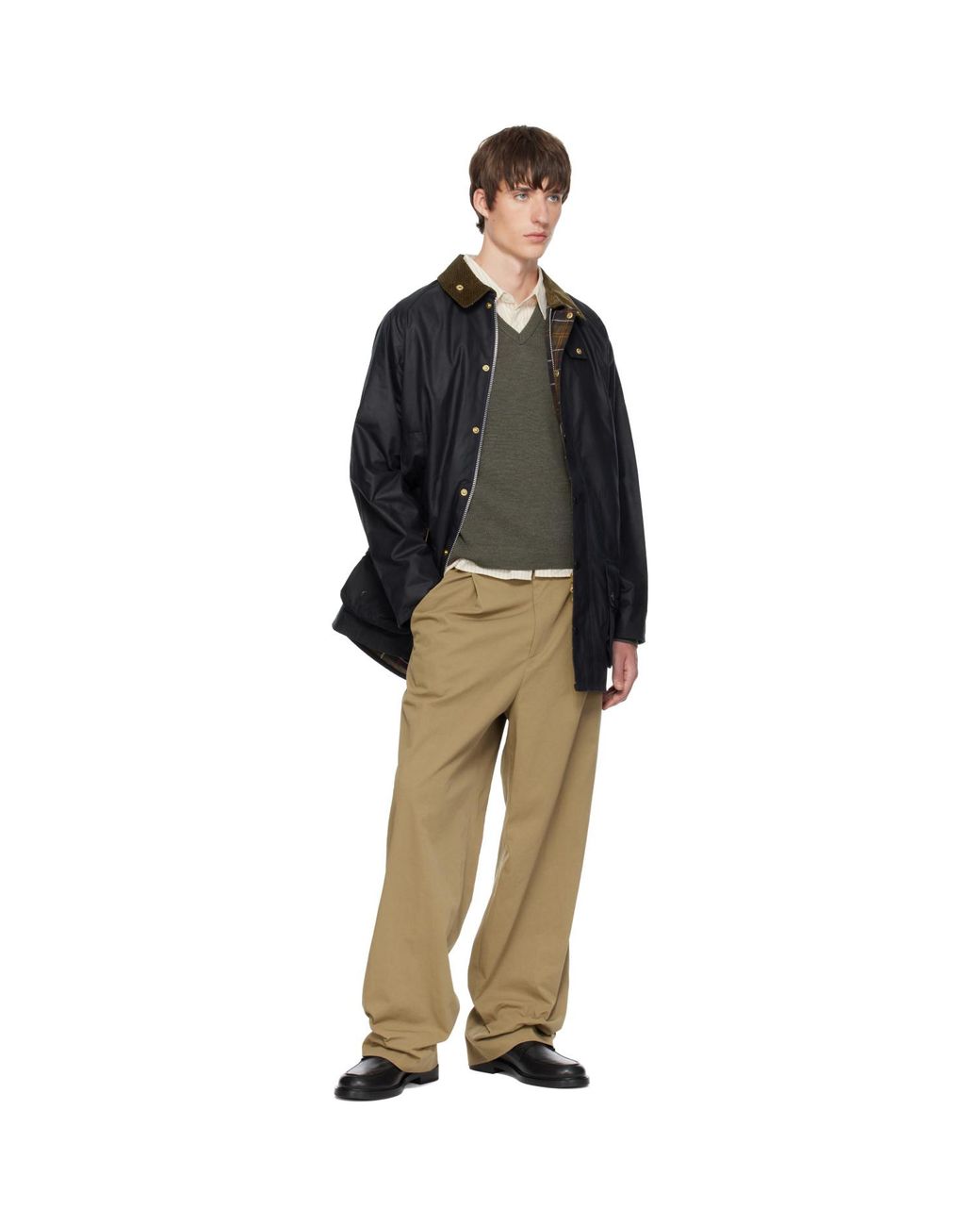 Barbour Black Icons Beaufort Waxed Jacket for men