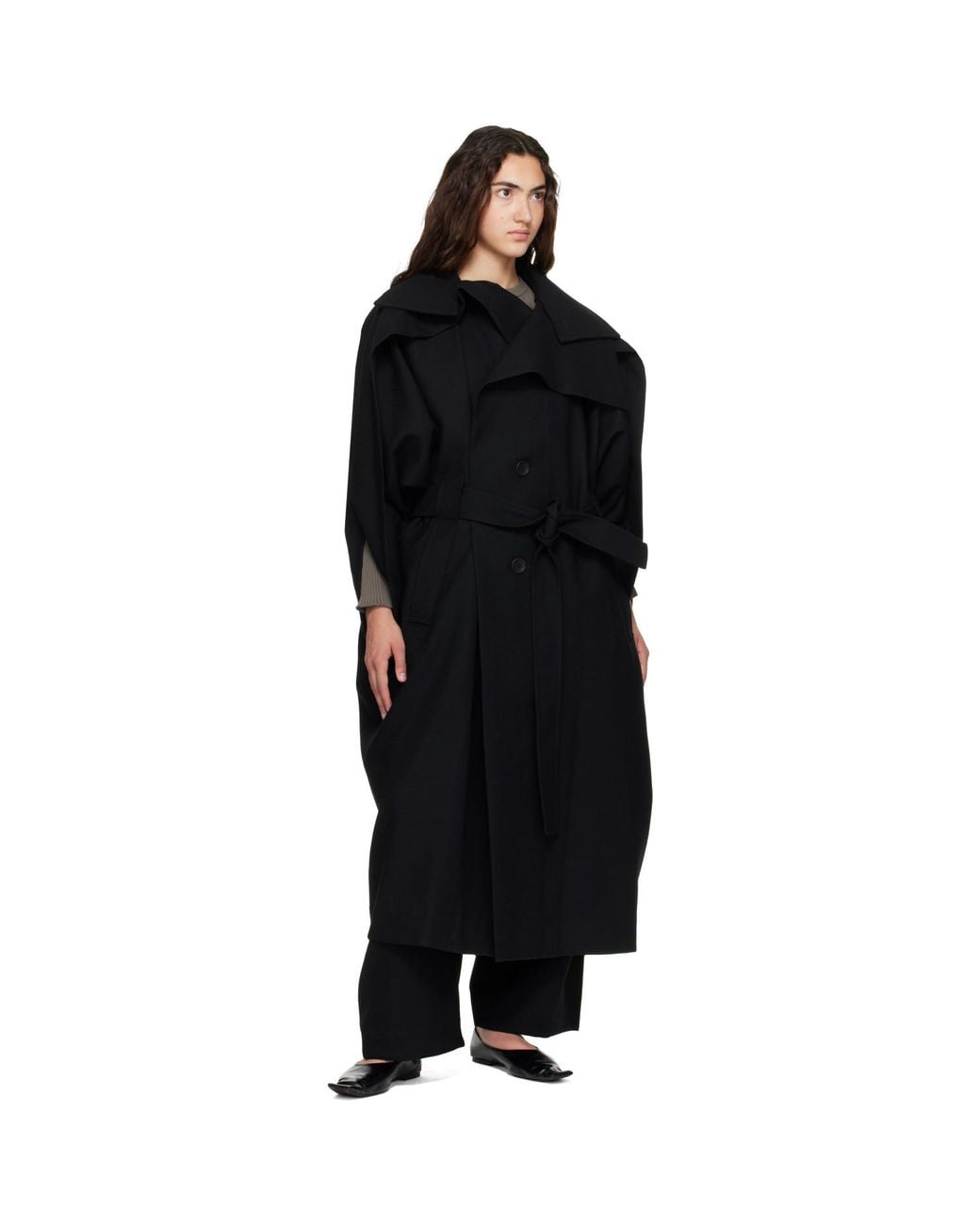 Issey Miyake Black Calligraph Trousers