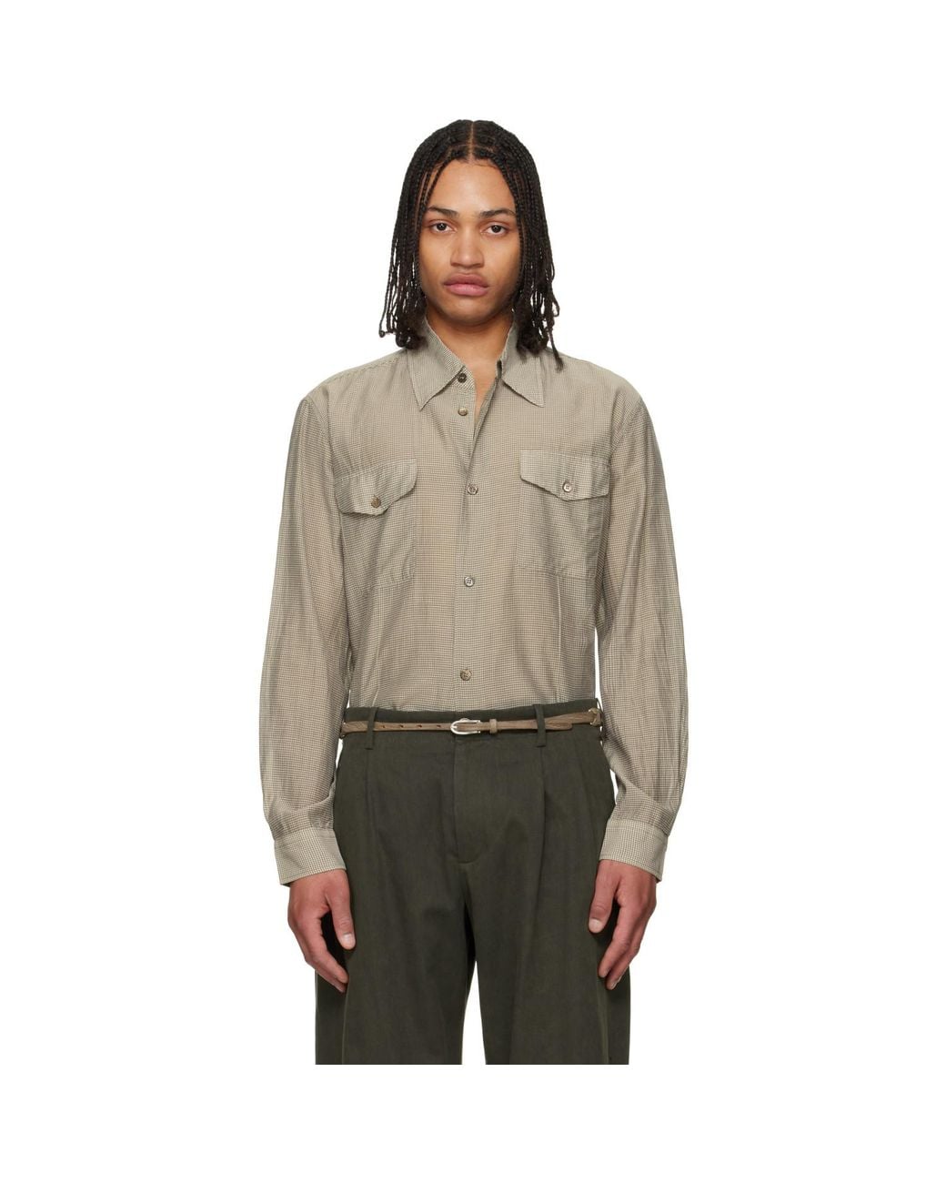 Our Legacy Multicolor Plough Shirt for men
