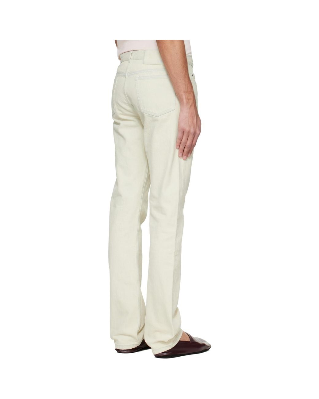 A.P.C. Natural Off- Standard Jeans for men