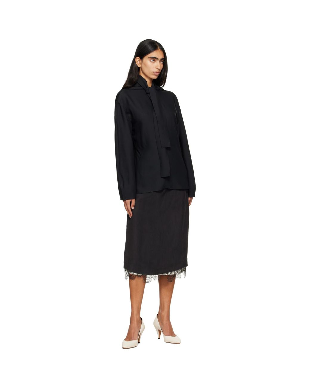 Studio Nicholson Black Loti Top