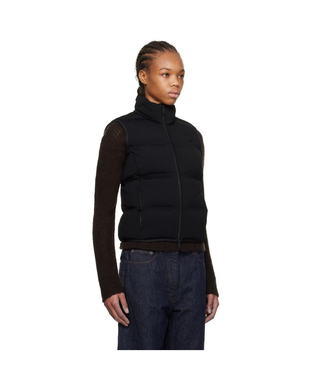 Moncler Black Quilted Down Vest
