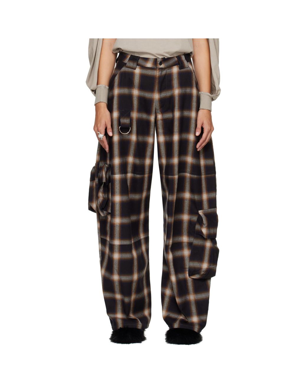 Collina Strada Black Lawn Cargo Pants