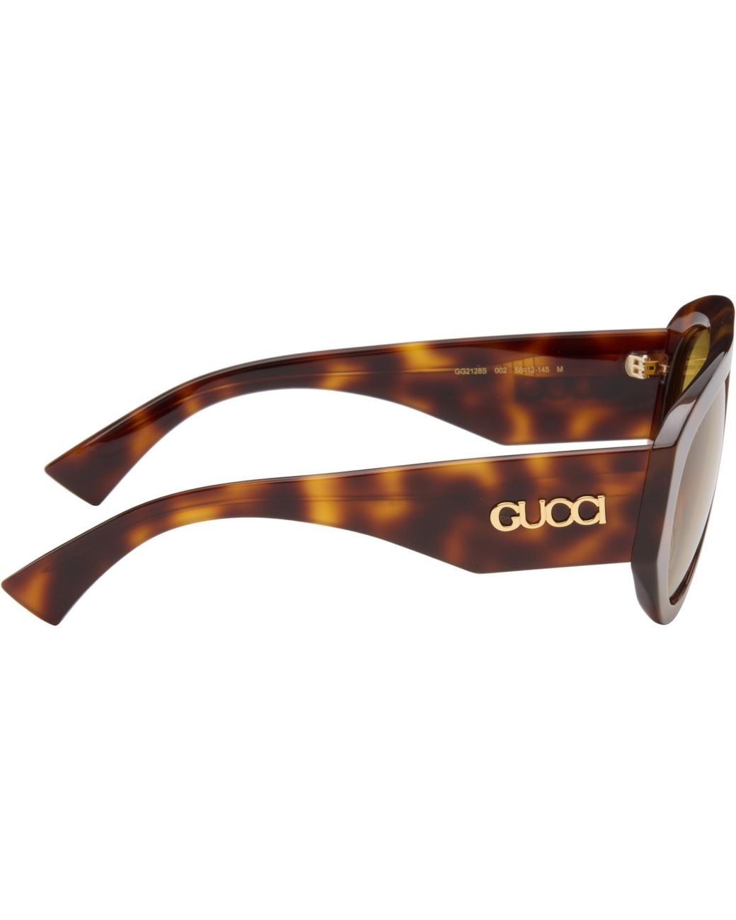 Gucci Brown Mask Frame Sunglasses for men
