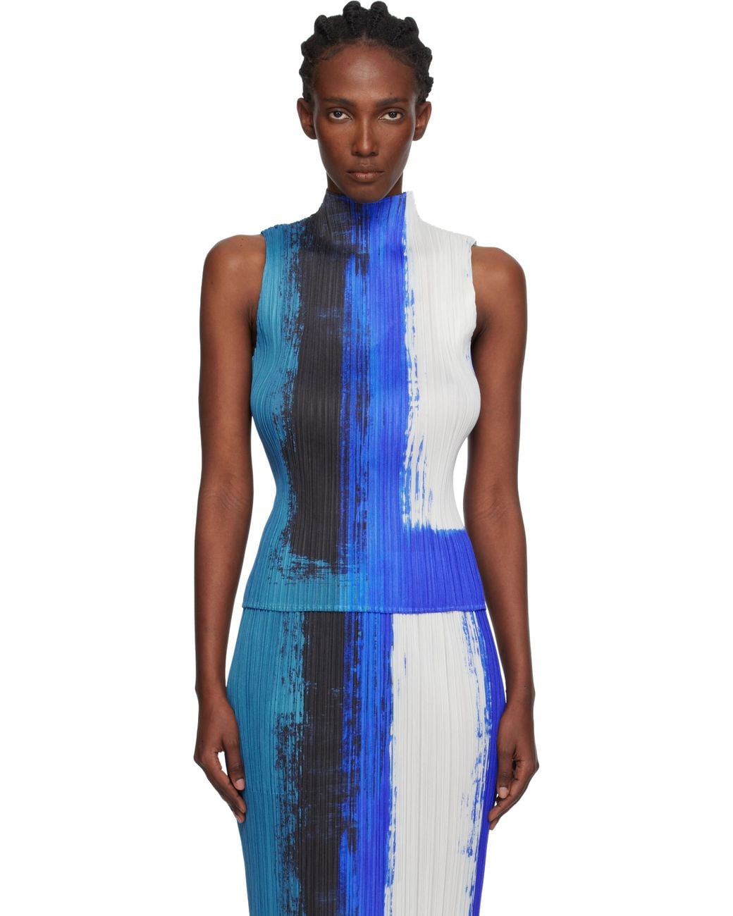 Pleats Please Issey Miyake Jump Top in Blue | Lyst
