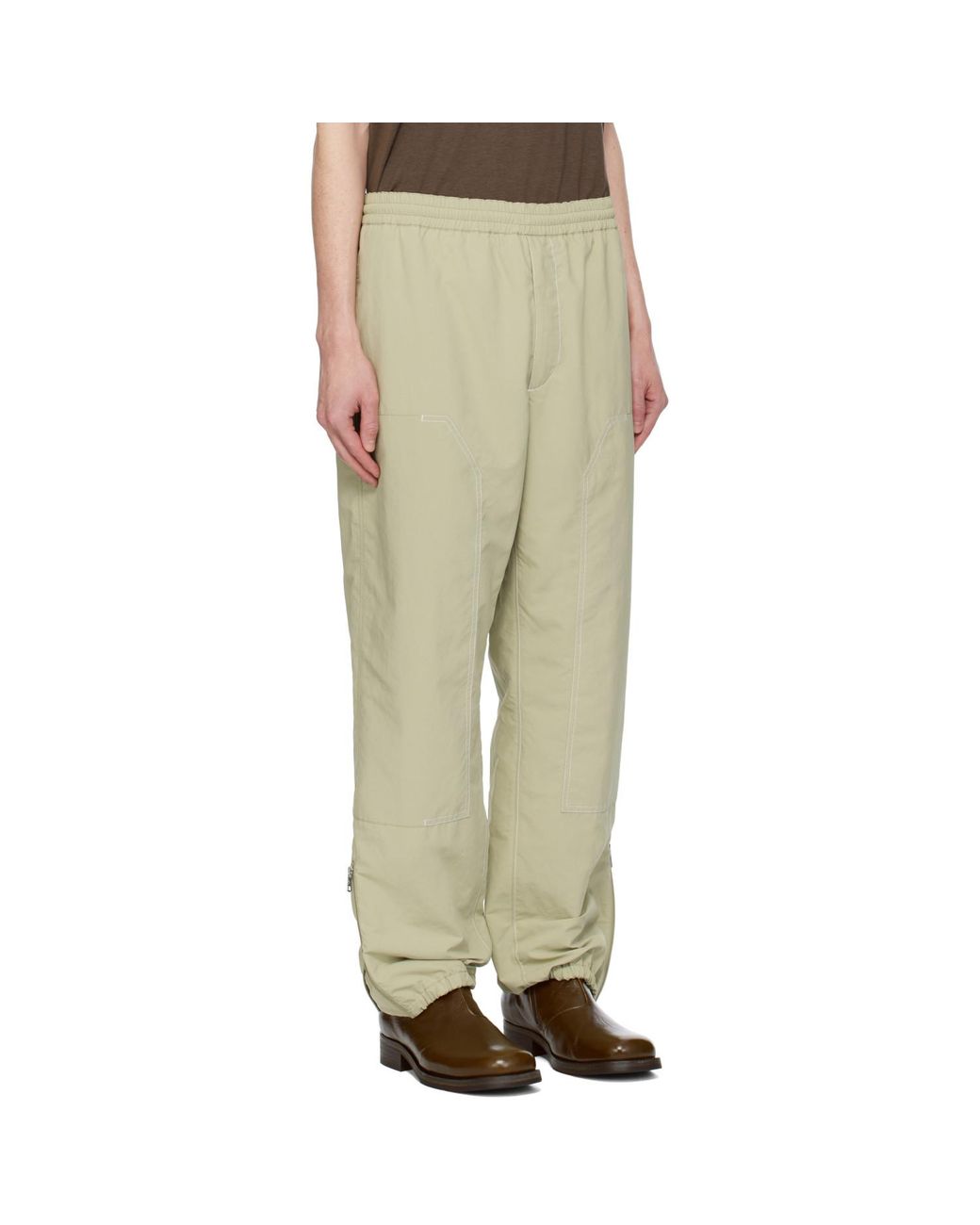 Moncler Natural Cp Archivio Creativo Trousers for men