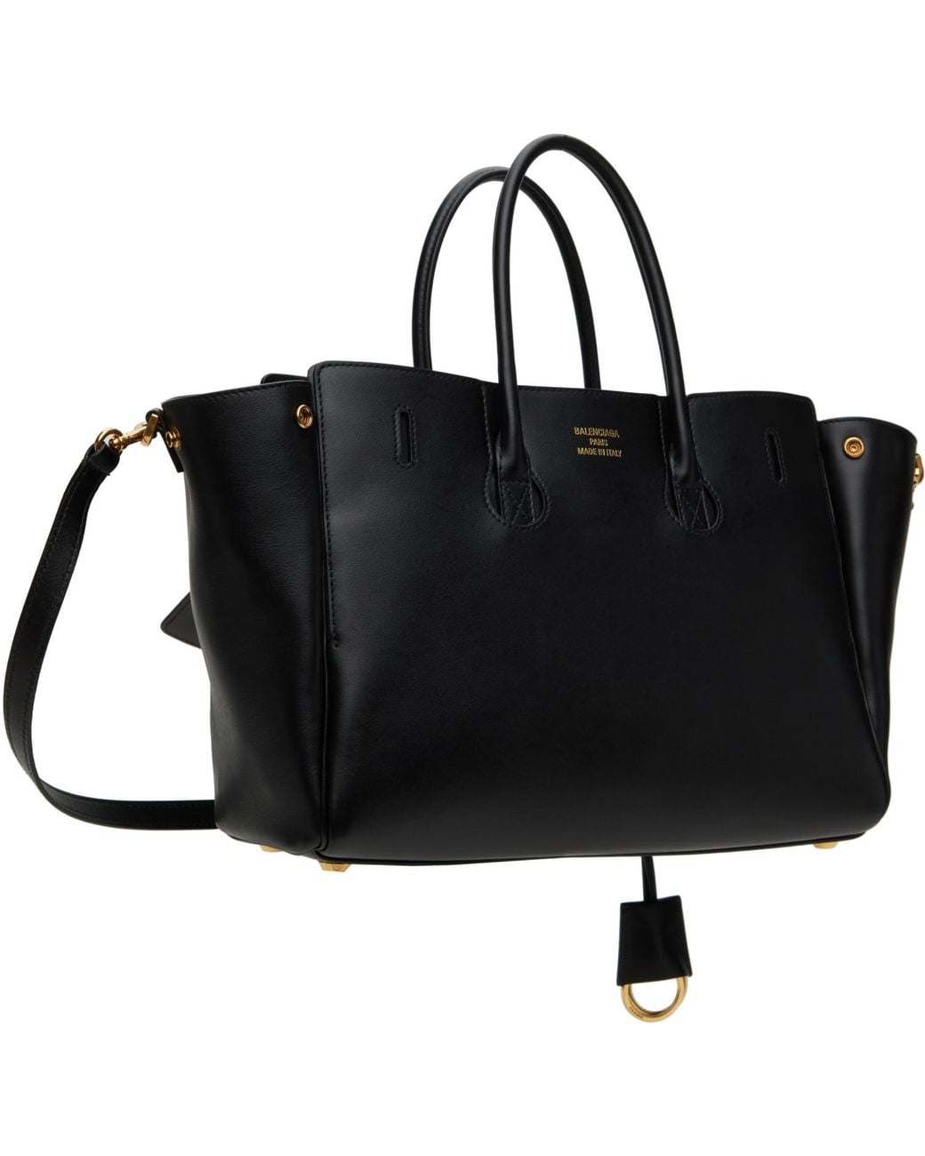 Balenciaga Black Bel Air Small Carry All Bag