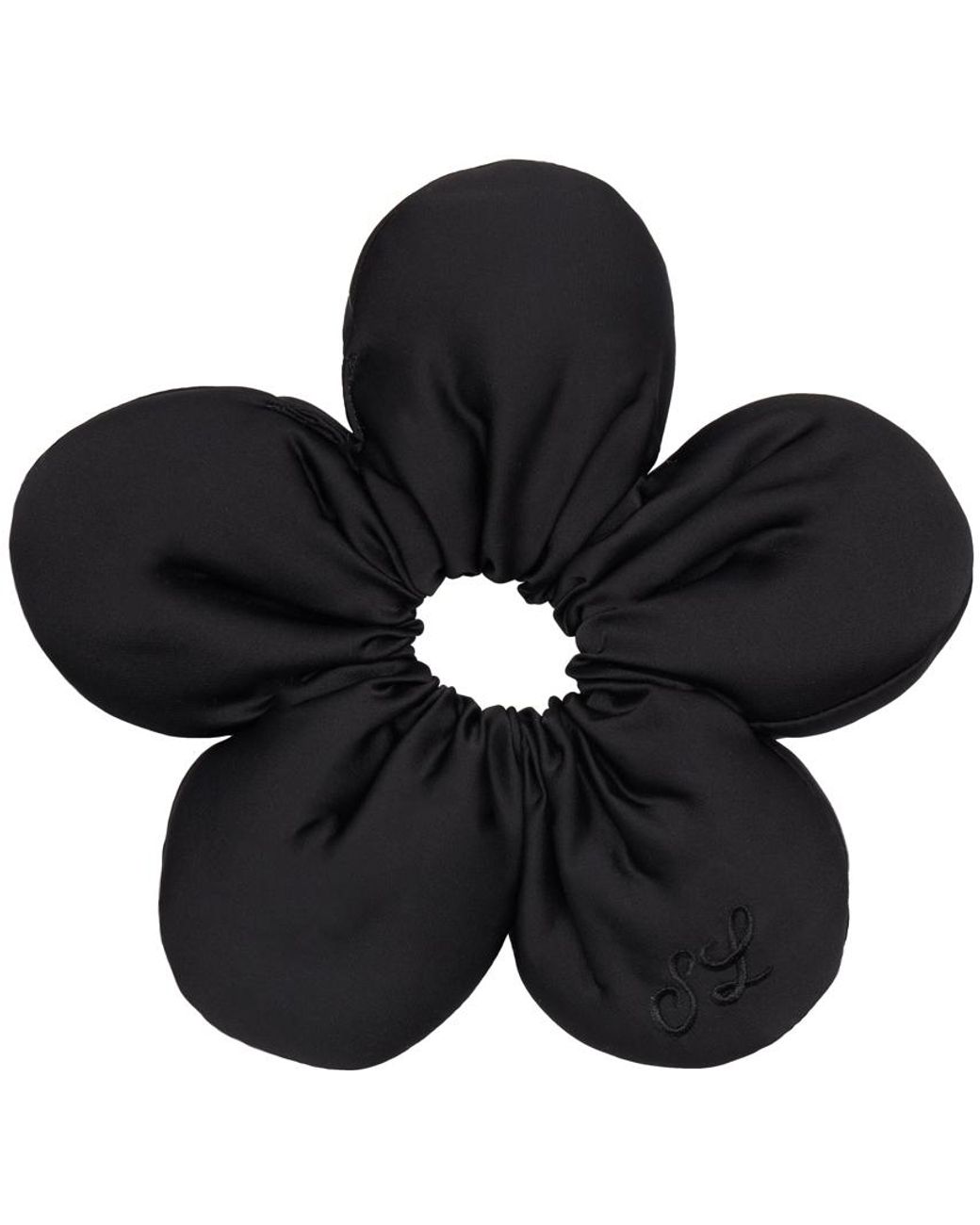 Sandy Liang Ssense限定 ブラック Flower Power 2.0 シュシュ ブラック