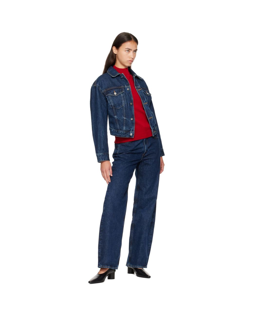 Agolde Blue Veronica Denim Jacket