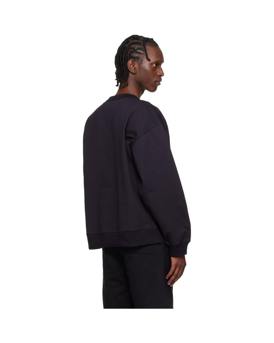 Dries Van Noten Blue Oversized Sweatshirt for men