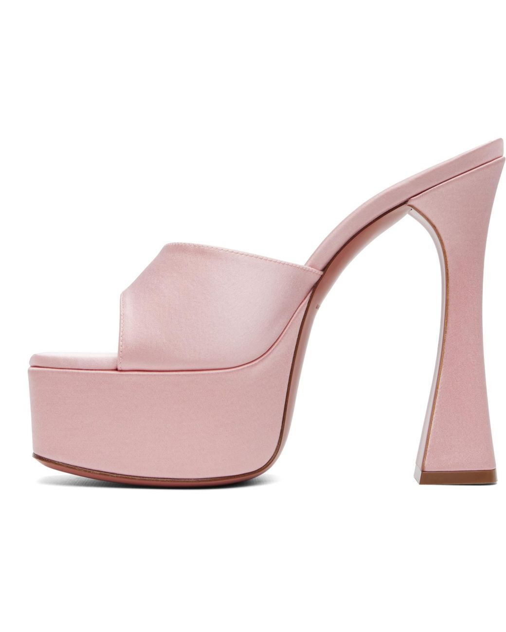 AMINA MUADDI Pink Ssense Exclusive Dalida Slipper 140 Heeled Sandals