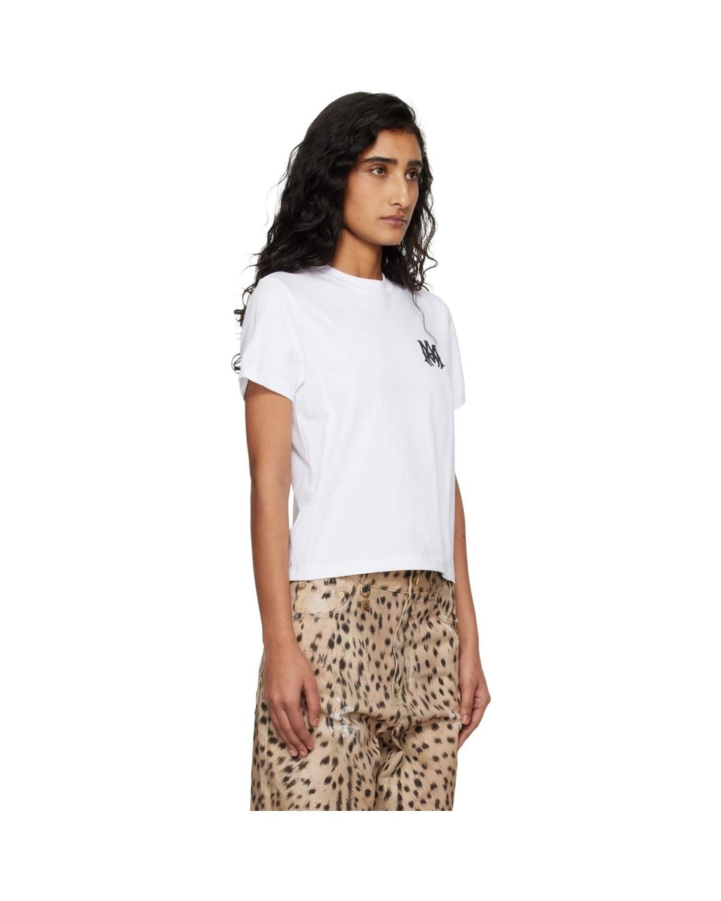 Amiri White Ma Core Logo T-Shirt