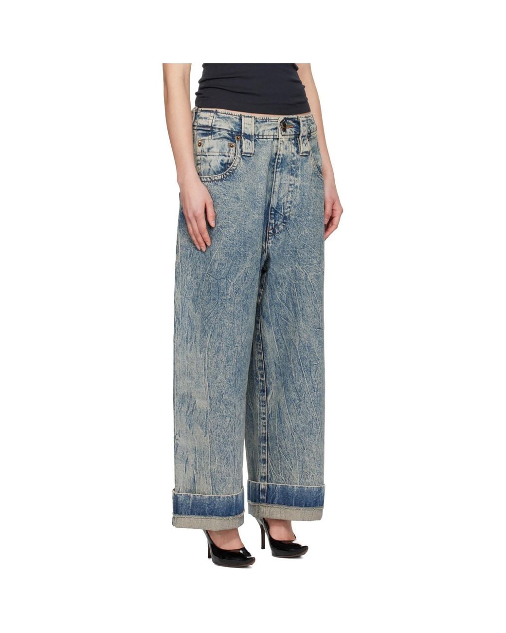 VAQUERA Black Baby Jeans